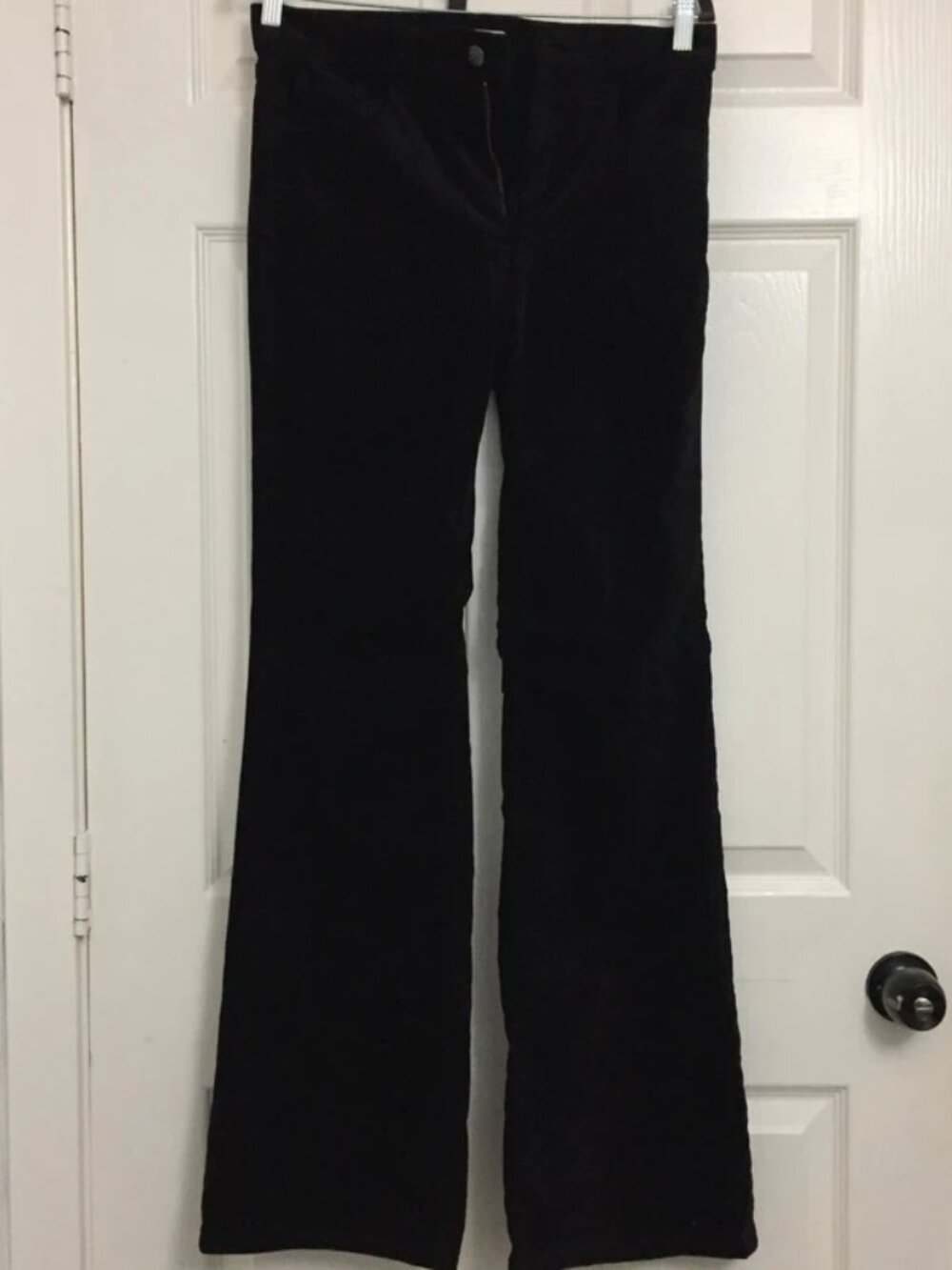 Loft High Rise Flare Velvet Pants